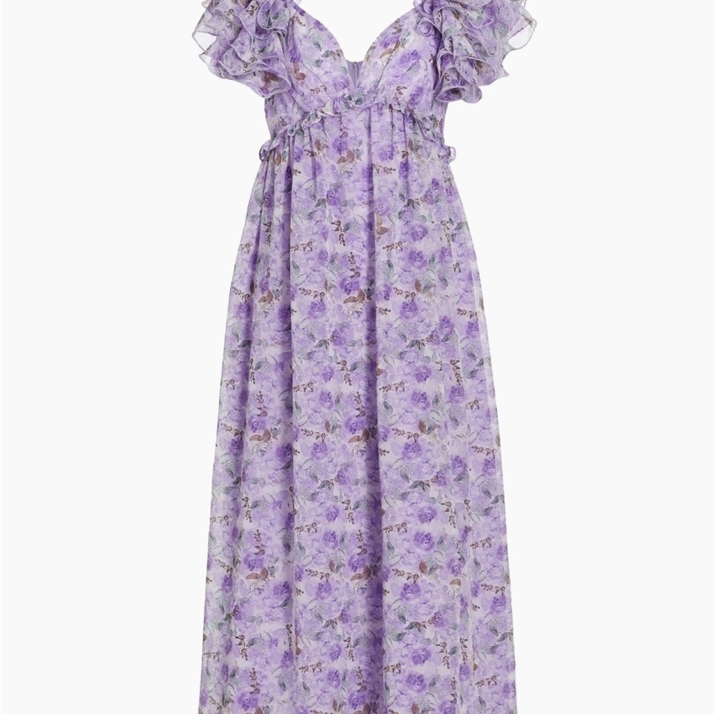 NWT! As It May from Saks Fifth Avenue lavender floral dress